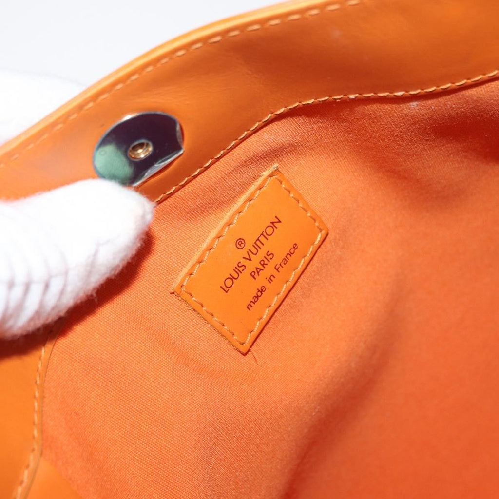 Louis Vuitton Mandara Handbag Epi Leather Orange Leather Shoulder Bag Bag (Pre-Owned)