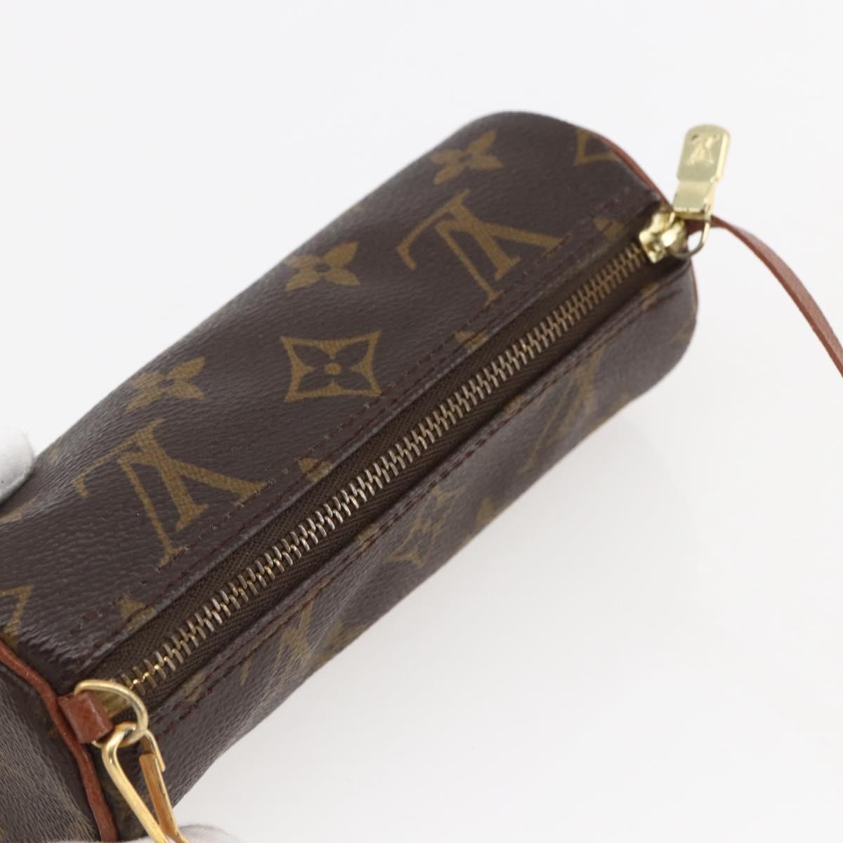 Louis Vuitton Papillon Pochette Monogram Canvas Brown Canvas Clutche & Pouche Bag (Pre-Owned)