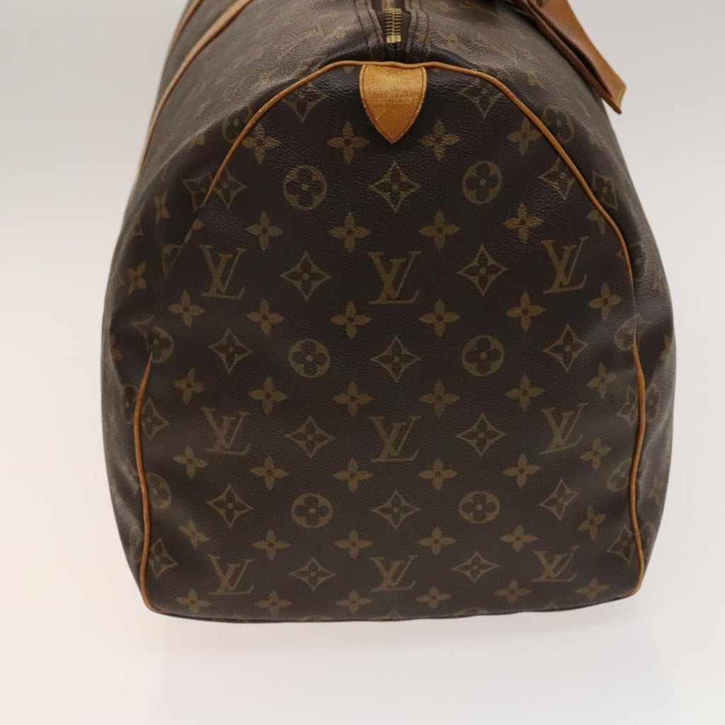 Louis Vuitton Keepall Bag Monogram Canvas Brown Canvas Travel Bag Bag (Pre-Owned)