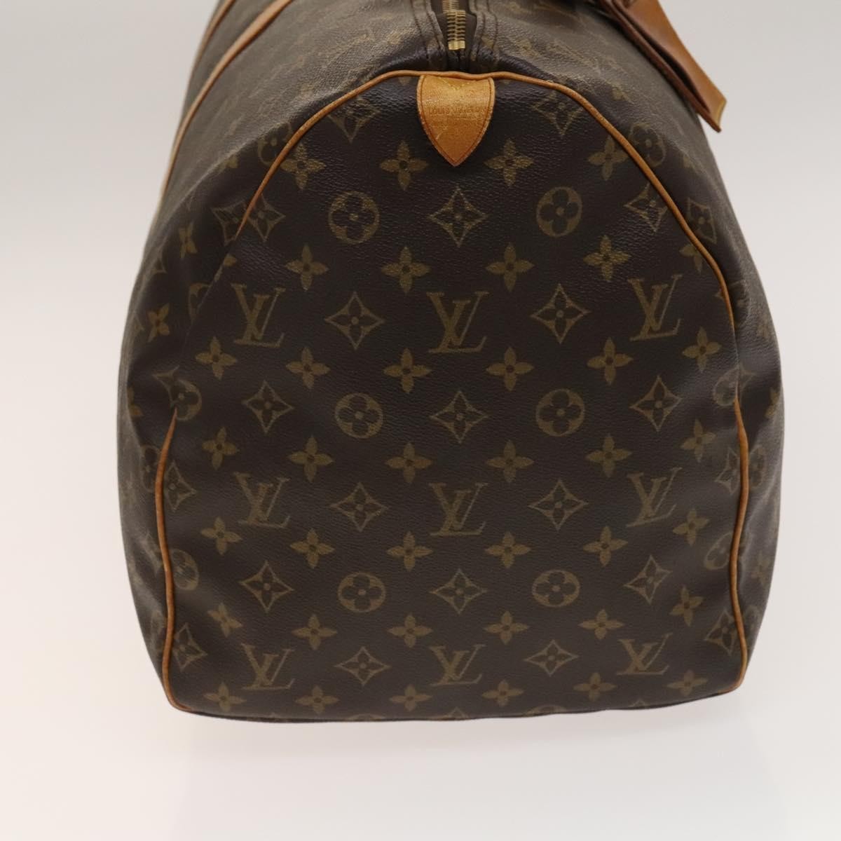 Louis Vuitton Keepall Bag Monogram Canvas Brown Canvas Travel Bag Bag (Pre-Owned)