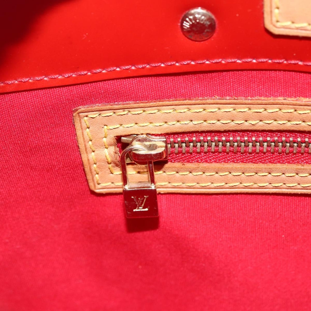 Louis Vuitton Reade Handbag Monogram Vernis Red Patent_Leather Handbag (Pre-Owned)