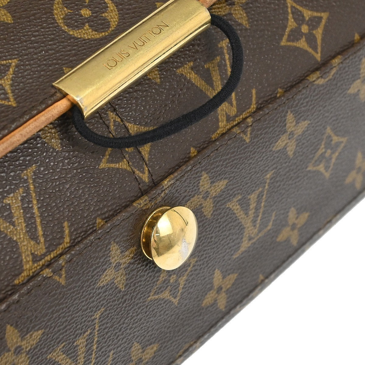 Louis Vuitton Abbesses Messenger Bag Monogram Canvas Brown Canvas Shoulder Bag Bag (Pre-Owned)