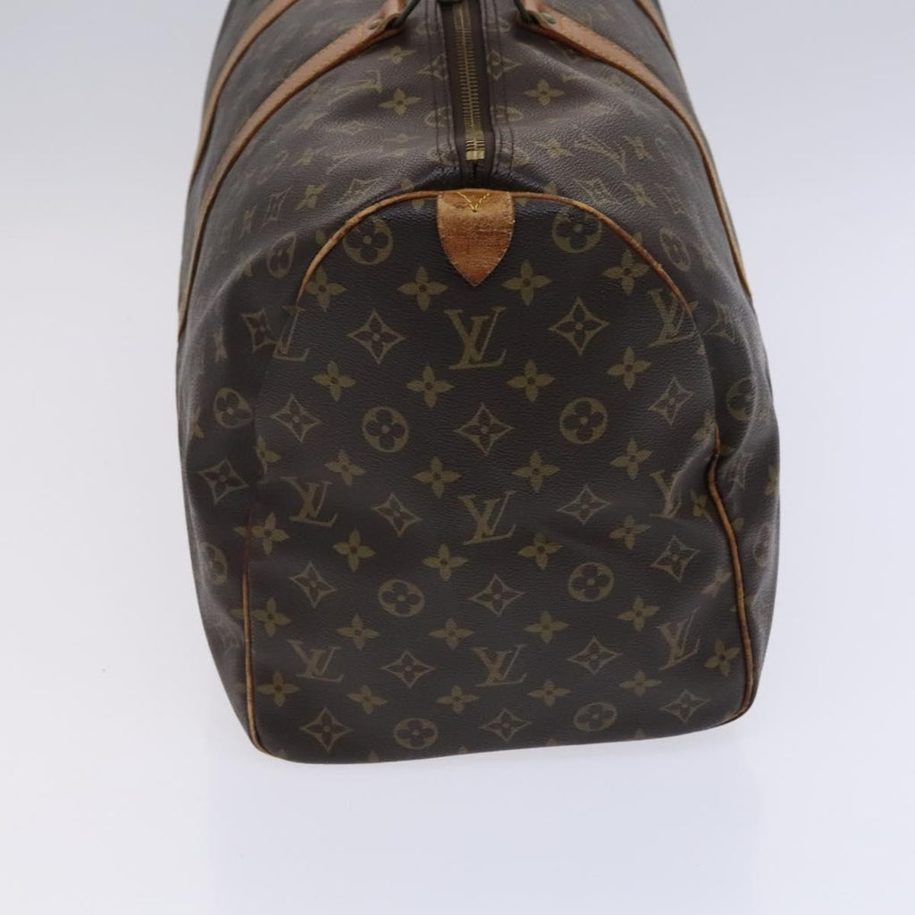 Louis Vuitton Keepall Bag Monogram Canvas Brown Canvas Travel Bag Bag (Pre-Owned)