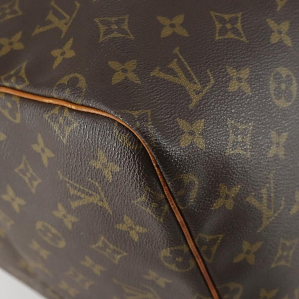 Louis Vuitton Keepall Bag Monogram Canvas Brown Canvas Travel Bag Bag (Pre-Owned)