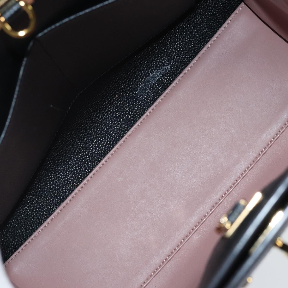 Louis Vuitton City Steamer Handbag Leather Black Leather Handbag (Pre-Owned)