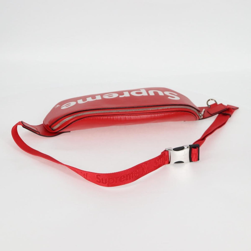 Louis Vuitton Louis Vuitton X Supreme Waist Bag Epi Leather Red Leather Clutche & Pouche Bag (Pre-Owned)