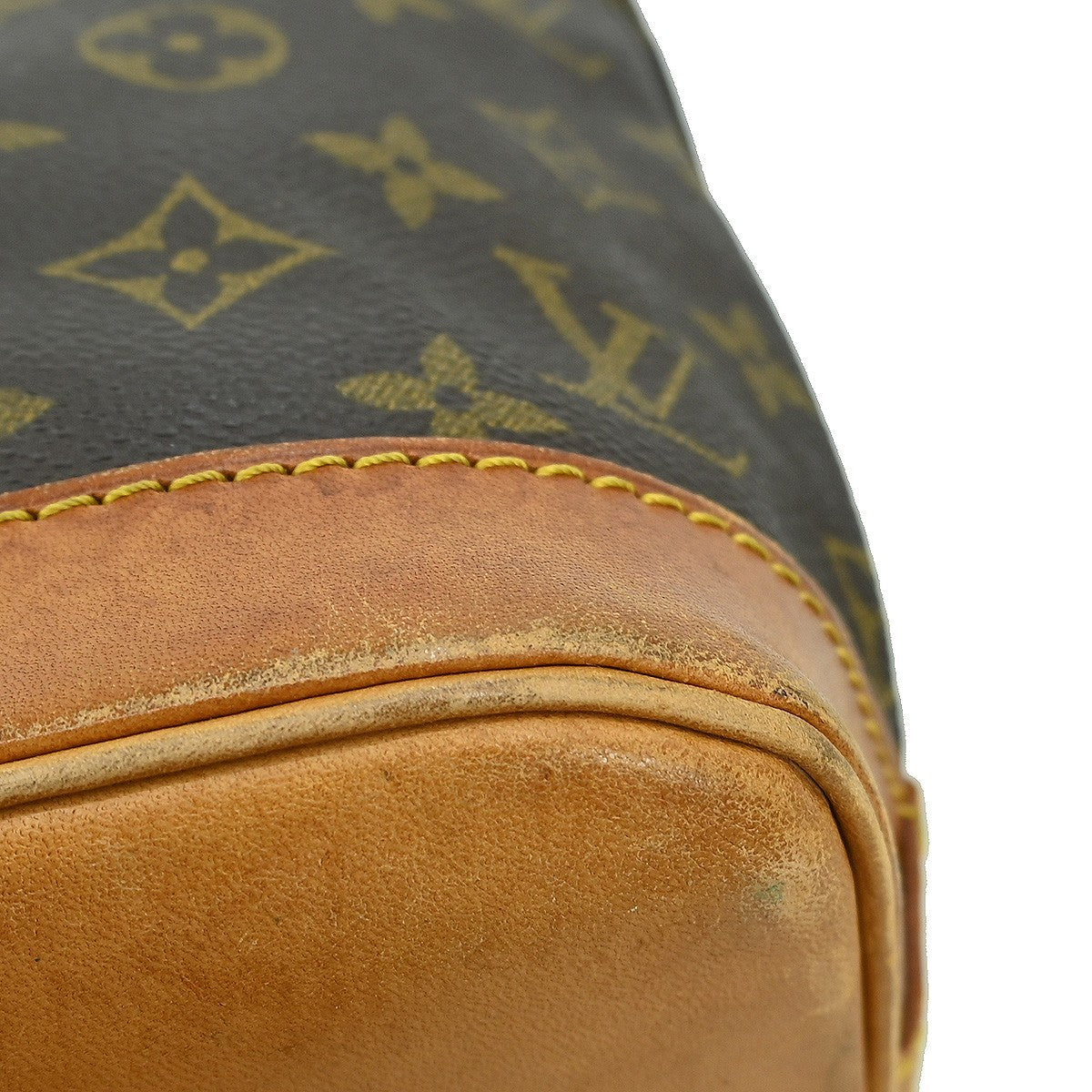 Louis Vuitton Alma Handbag Monogram Canvas Brown Canvas Handbag (Pre-Owned)