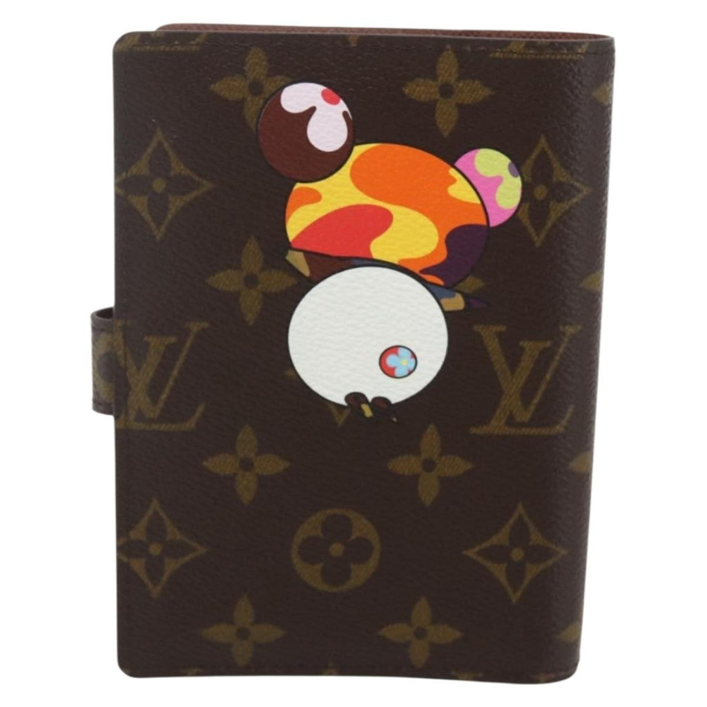 Louis Vuitton Agenda Cover Monogram Panda Brown Canvas Wallets Accessory (Pre-Owned)