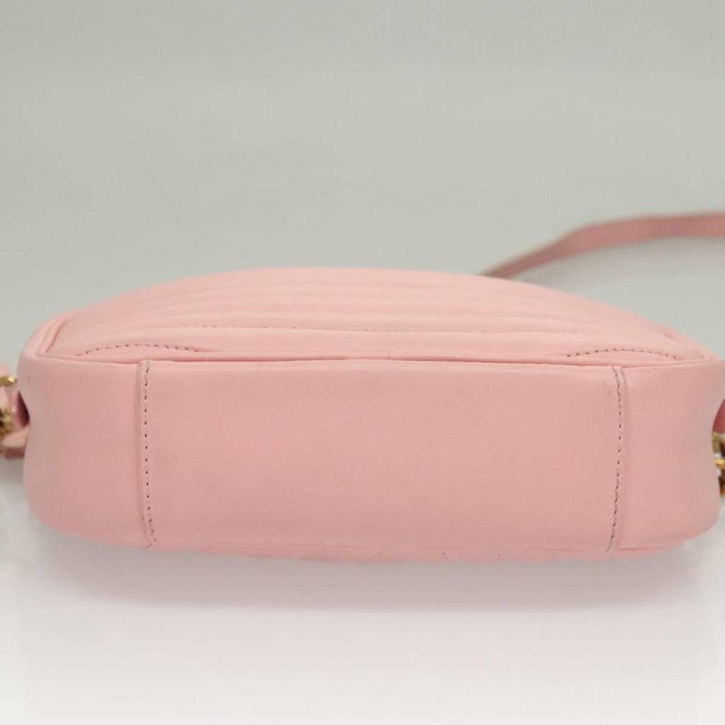 Louis Vuitton New Wave Camera Bag Quilted Leather Pink Leather Bag (Pre-Owned)