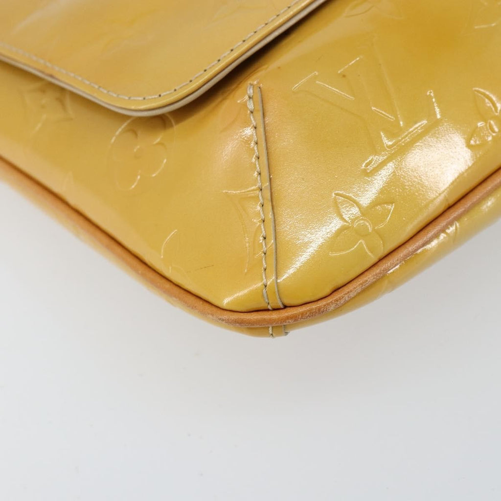 Louis Vuitton Thompson Street Handbag Monogram Vernis Beige Patent_Leather Shoulder Bag Bag (Pre-Owned)