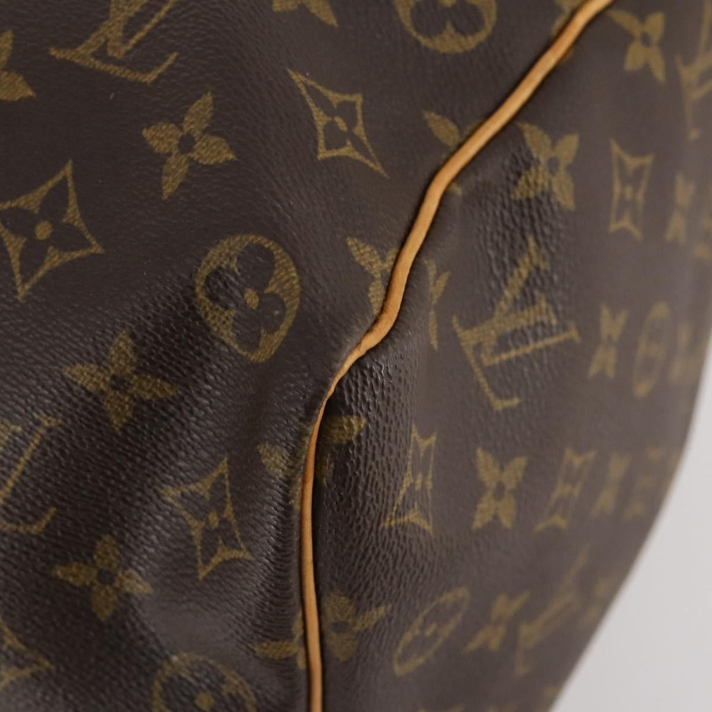 Louis Vuitton Keepall Bag Monogram Canvas Brown Canvas Travel Bag Bag (Pre-Owned)