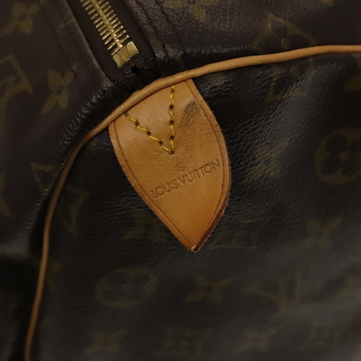 Louis Vuitton Keepall Bag Monogram Canvas Brown Canvas Travel Bag Bag (Pre-Owned)