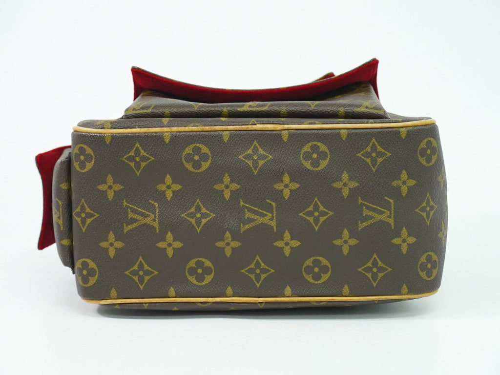Louis Vuitton Excentri-Cite Handbag Monogram Canvas Brown Canvas Handbag (Pre-Owned)