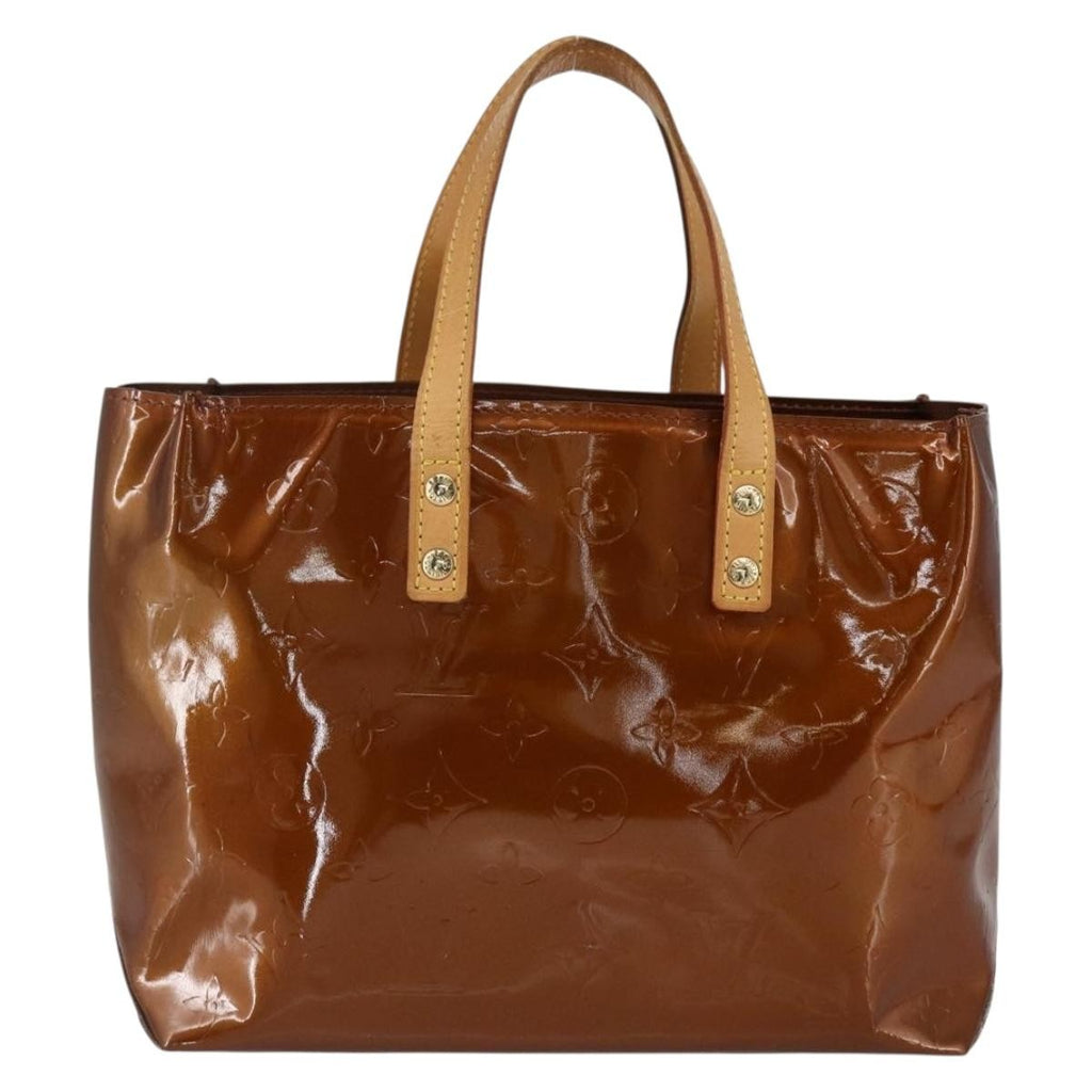 Louis Vuitton Reade Handbag Monogram Vernis Brown Patent_Leather Handbag (Pre-Owned)