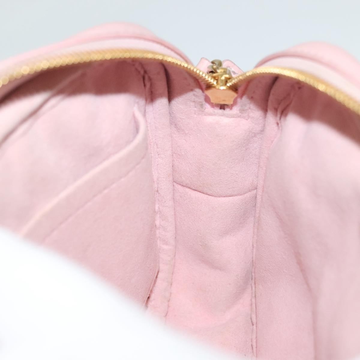 Louis Vuitton New Wave Camera Bag Quilted Leather Pink Leather Bag (Pre-Owned)