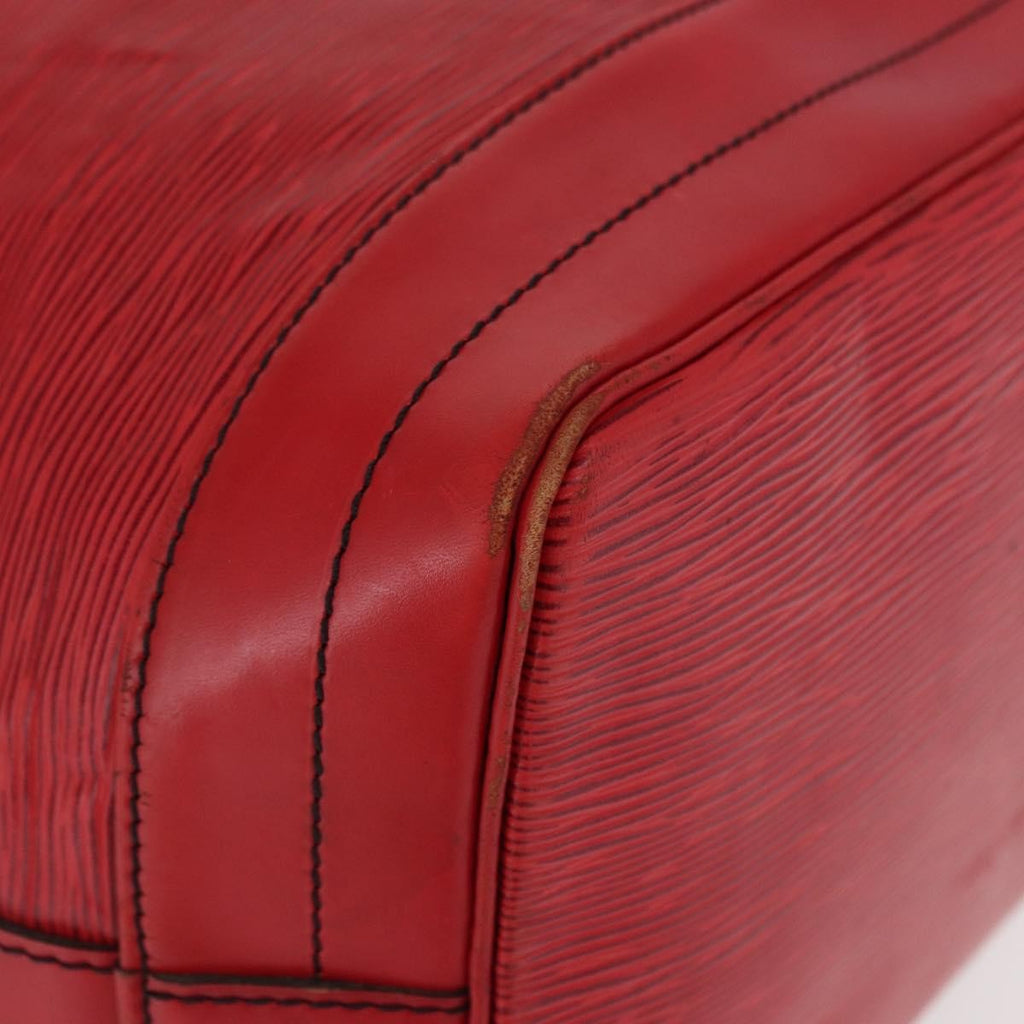 Louis Vuitton Noe Handbag Epi Leather Red Leather Shoulder Bag Bag (Pre-Owned)