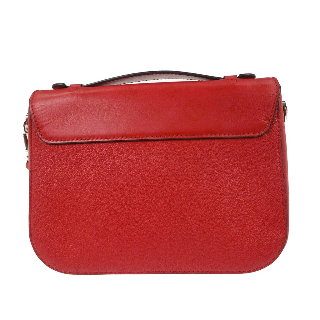 Louis Vuitton Very Messenger Monogram Leather Red Leather Shoulder Bag Bag (Pre-Owned)