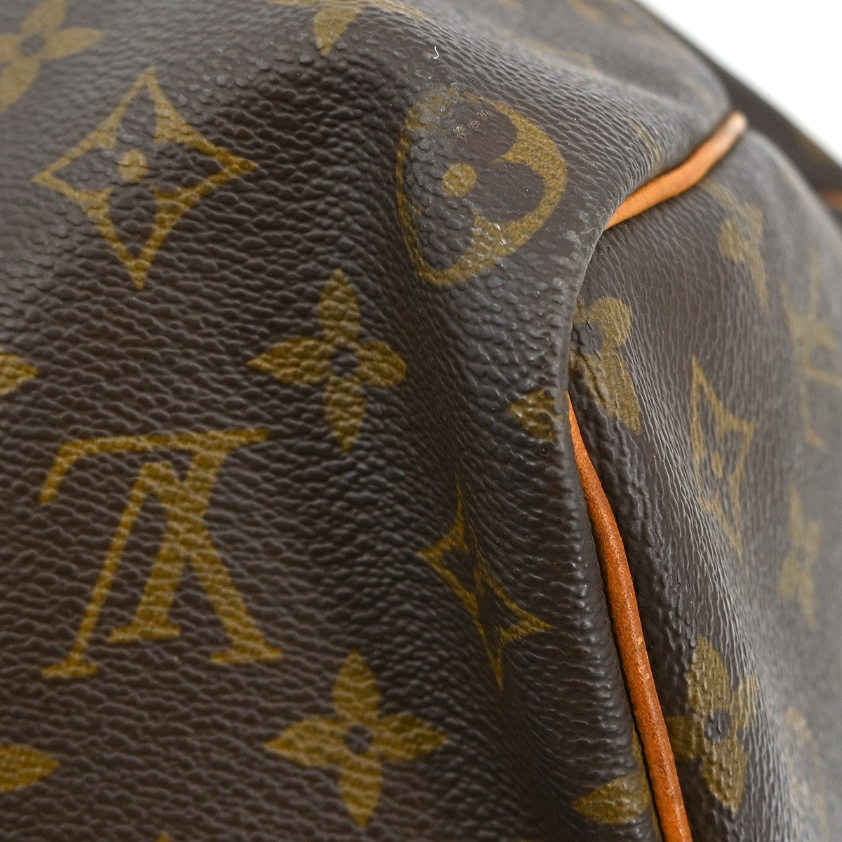 Louis Vuitton Keepall Bag Monogram Canvas Brown Canvas Travel Bag Bag (Pre-Owned)
