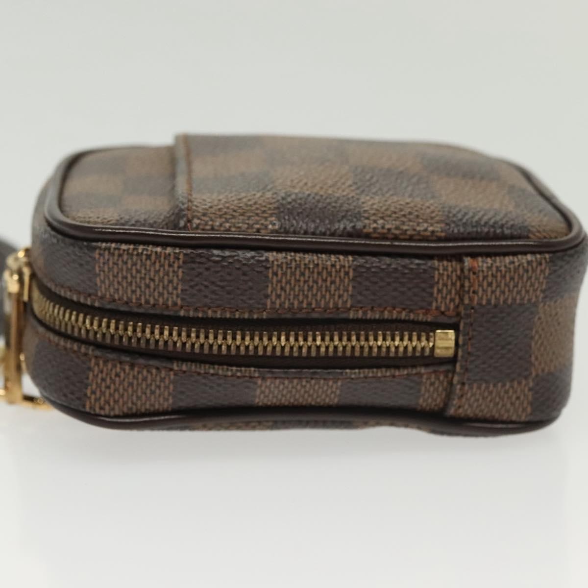 Louis Vuitton Etui Okapi Camera Case Damier Brown Canvas Clutche & Pouche Bag (Pre-Owned)