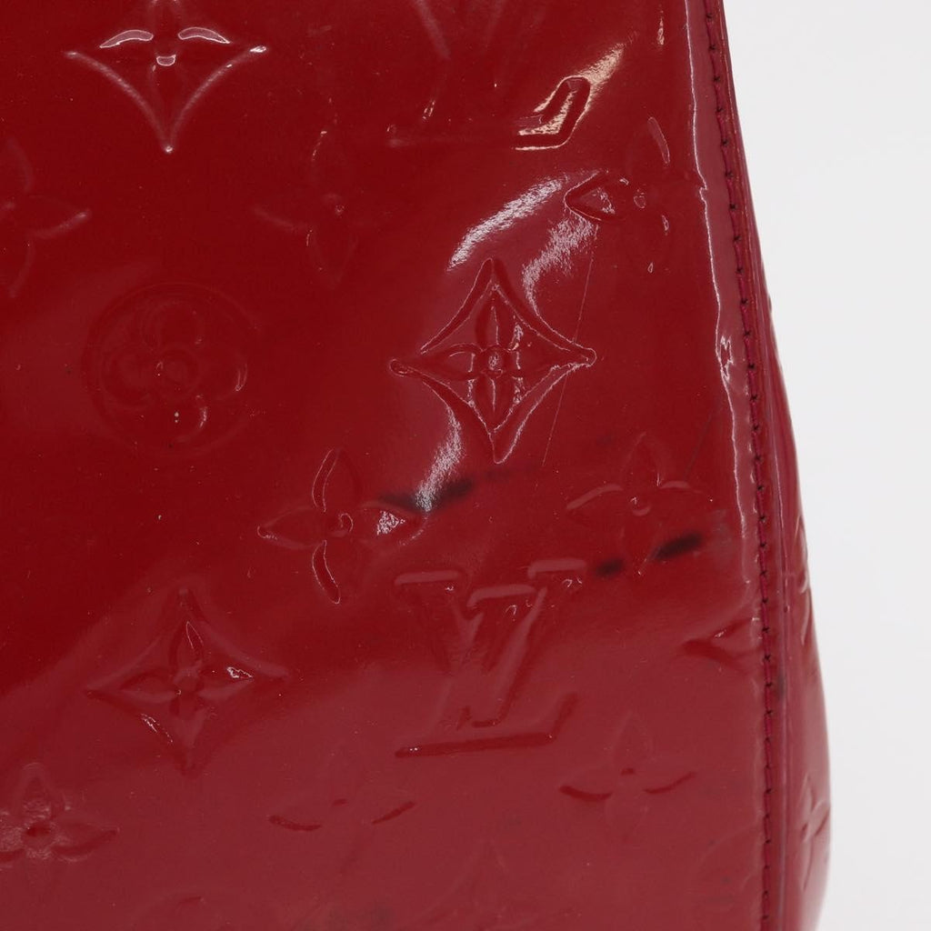Louis Vuitton Brea Handbag Monogram Vernis Red Patent_Leather Handbag (Pre-Owned)