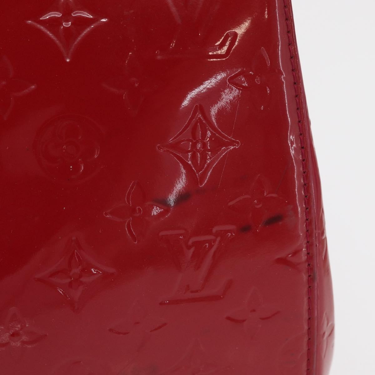 Louis Vuitton Brea Handbag Monogram Vernis Red Patent_Leather Handbag (Pre-Owned)