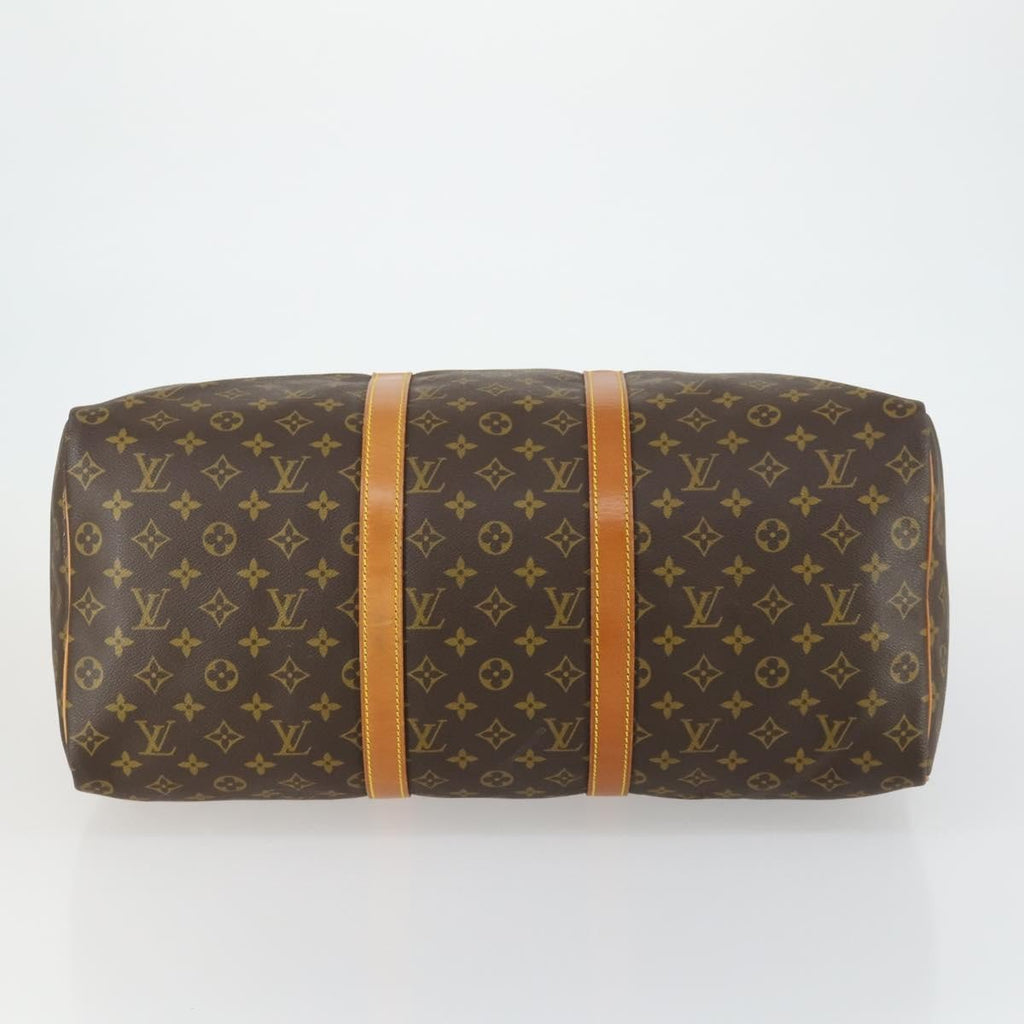 Louis Vuitton Keepall Bag Monogram Canvas Brown Canvas Travel Bag Bag (Pre-Owned)