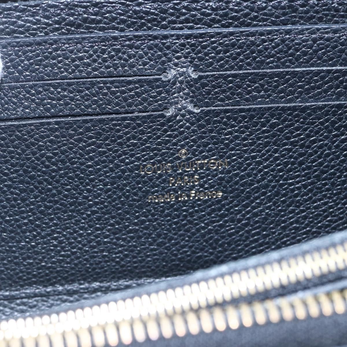 Louis Vuitton Portefeuille Zippy Monogramme Empreinte Monogramme Empreinte Black Leather Wallets Accessory (Pre-Owned)