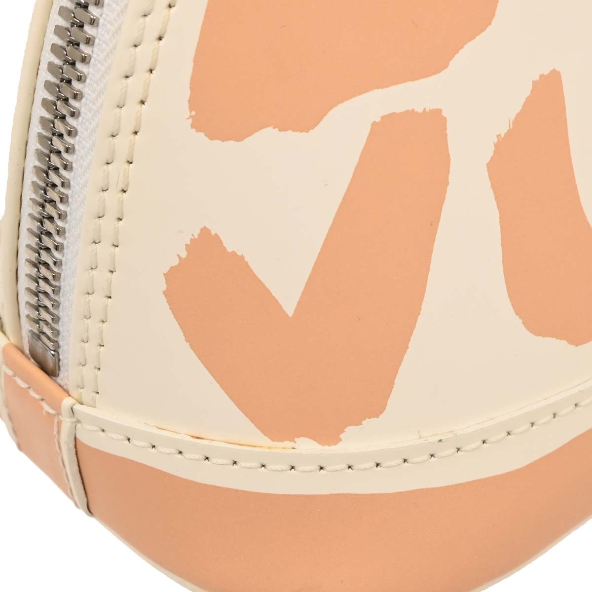 Louis Vuitton Alma Handbag Limited Edition Graffiti Leather Beige Leather Handbag (Pre-Owned)