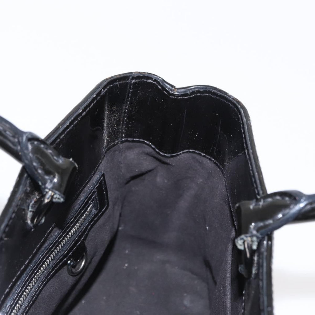 Louis Vuitton Mirabeau Handbag Electric Epi Leather Black Leather Handbag (Pre-Owned)
