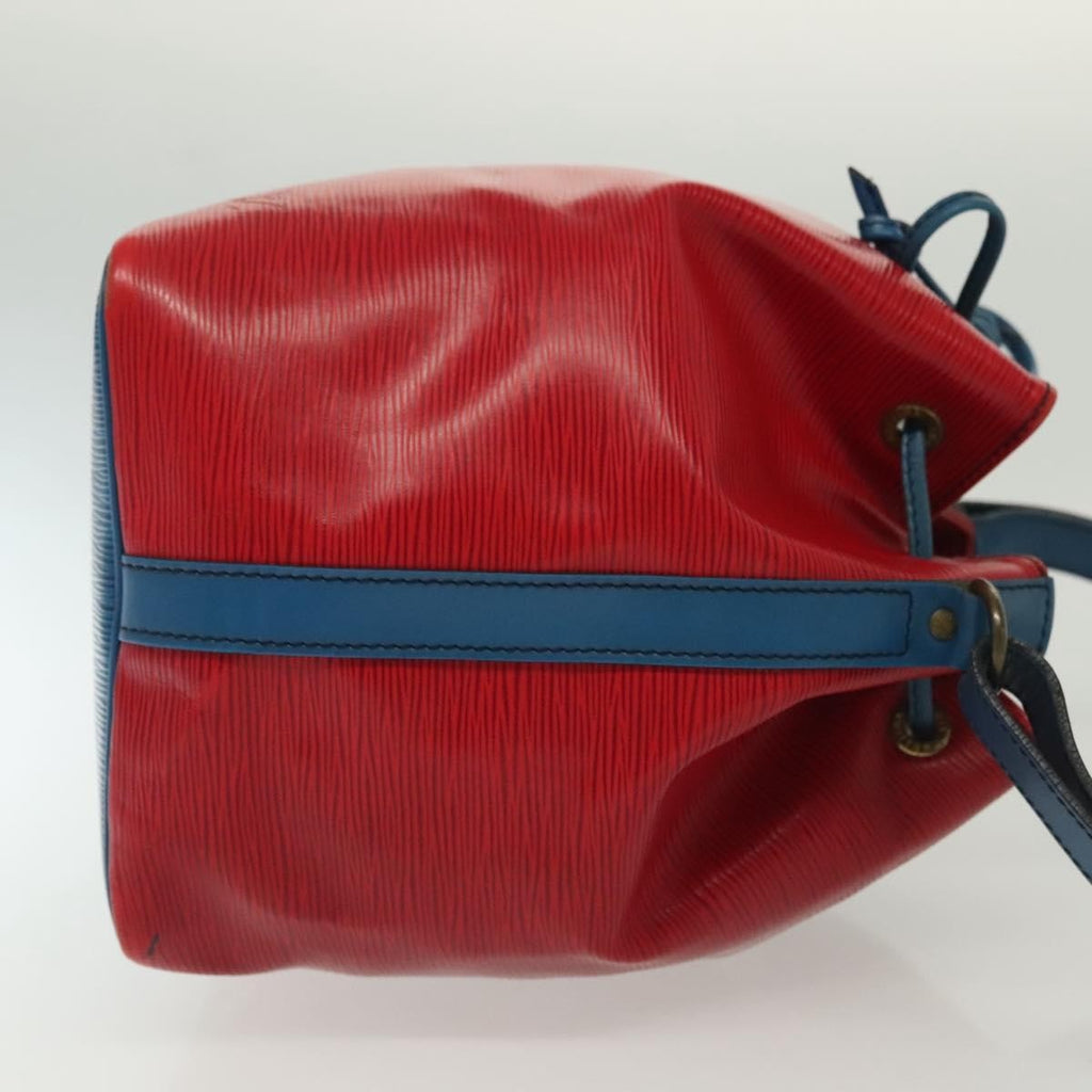 Louis Vuitton Petit Noe Handbag Epi Leather Red Leather Shoulder Bag Bag (Pre-Owned)