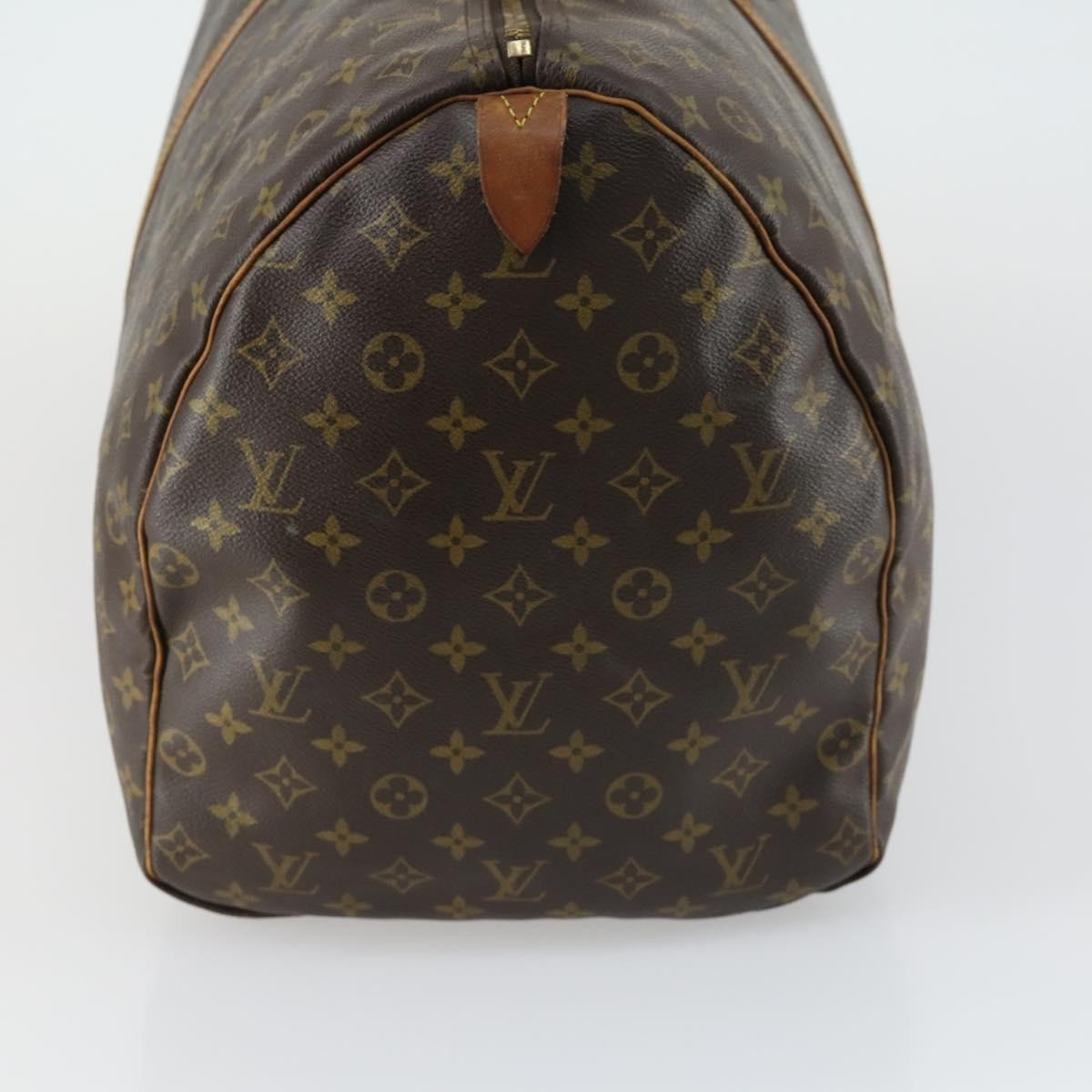 Louis Vuitton Keepall Bag Monogram Canvas Brown Canvas Travel Bag Bag (Pre-Owned)