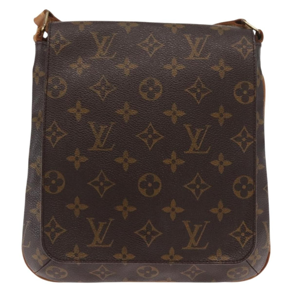 Louis Vuitton Musette Salsa Handbag Monogram Canvas Brown Canvas Shoulder Bag Bag (Pre-Owned)