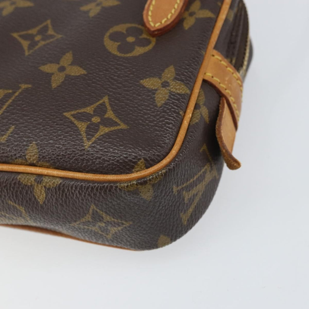Louis Vuitton Pochette Marly Bandouliere Bag Monogram Canvas Brown Canvas Shoulder Bag Bag (Pre-Owned)