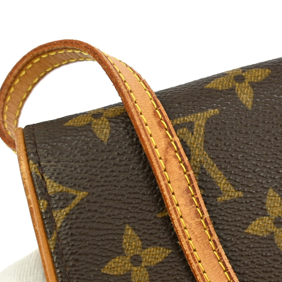 Louis Vuitton Twin Handbag Monogram Canvas Brown Canvas Clutche & Pouche Bag (Pre-Owned)