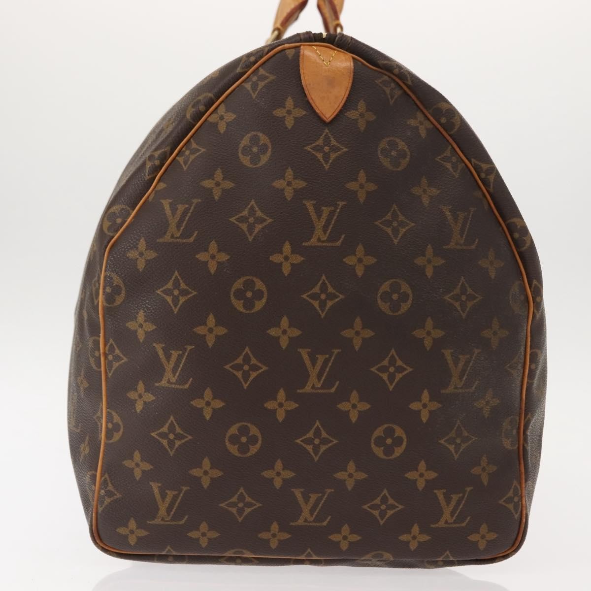 Louis Vuitton Keepall Bag Monogram Canvas Brown Canvas Travel Bag Bag (Pre-Owned)