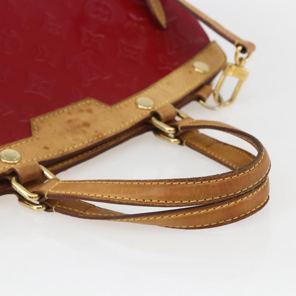 Louis Vuitton Brea Handbag Monogram Vernis Red Patent_Leather Handbag (Pre-Owned)