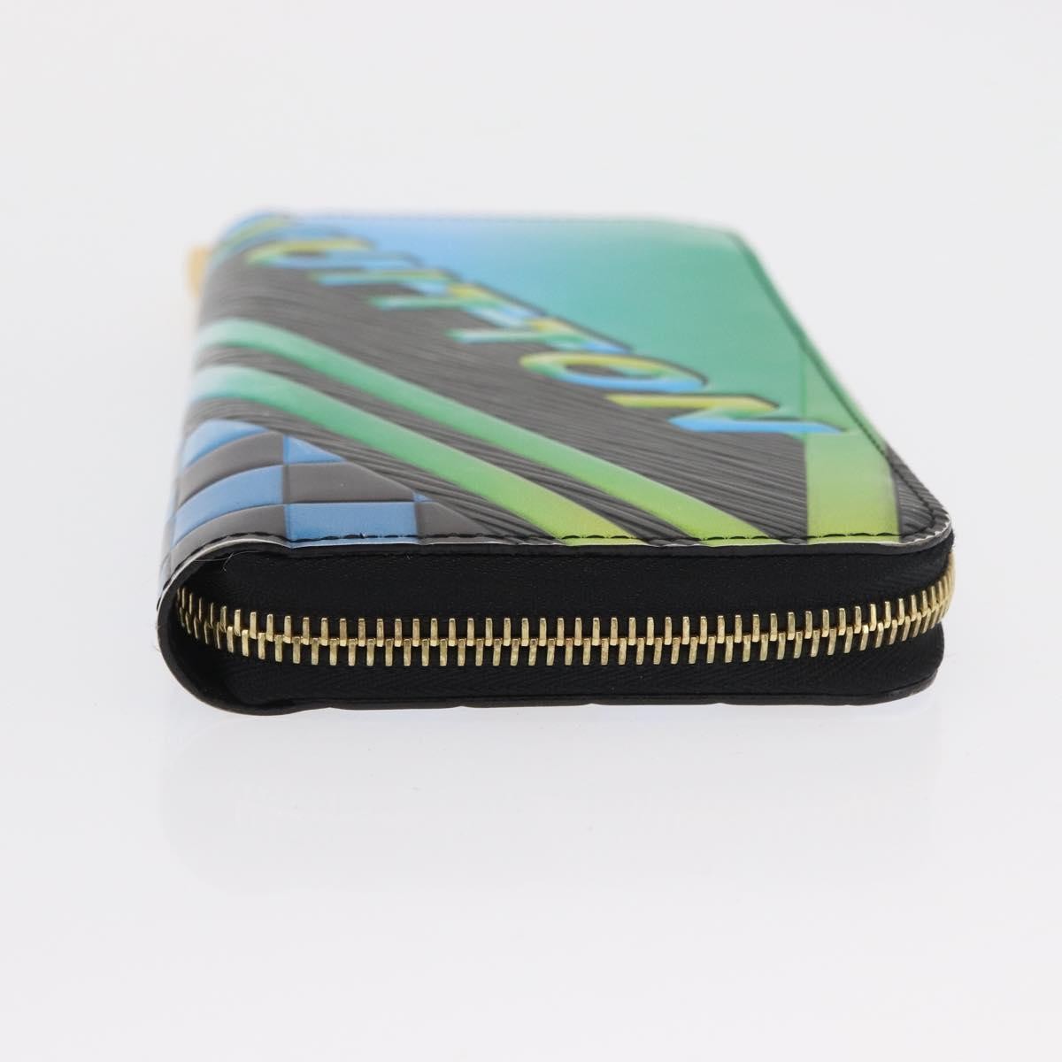 Louis Vuitton Zippy Wallet Nm Epi Race Édition Limitée Blue Leather Wallets Accessory (Pre-Owned)