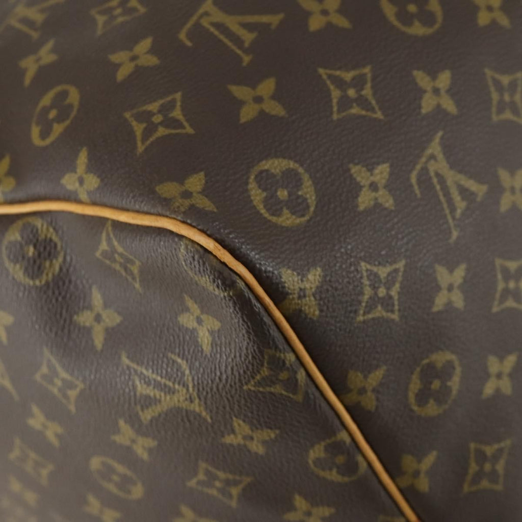 Louis Vuitton Keepall Bag Monogram Canvas Brown Canvas Travel Bag Bag (Pre-Owned)