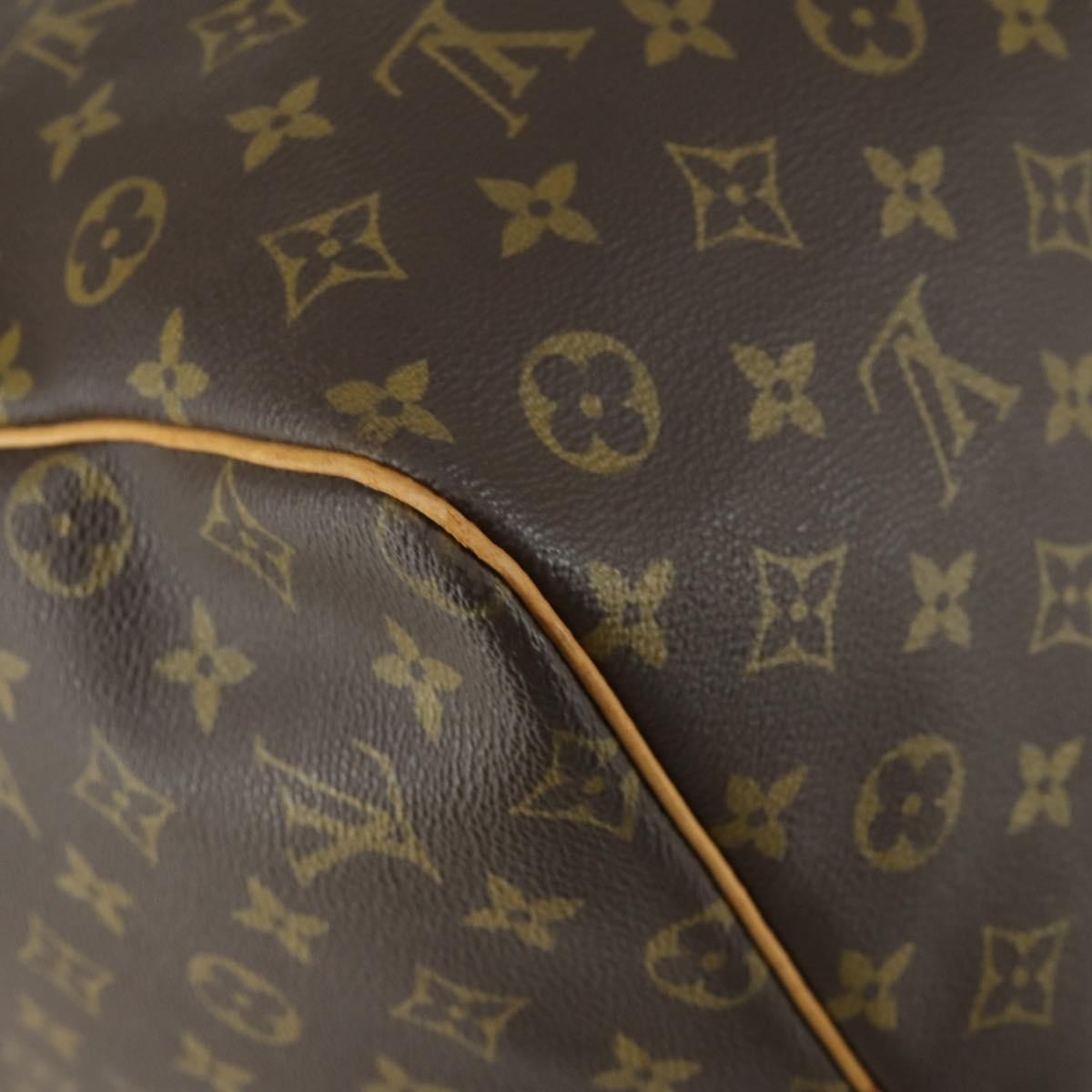 Louis Vuitton Keepall Bag Monogram Canvas Brown Canvas Travel Bag Bag (Pre-Owned)