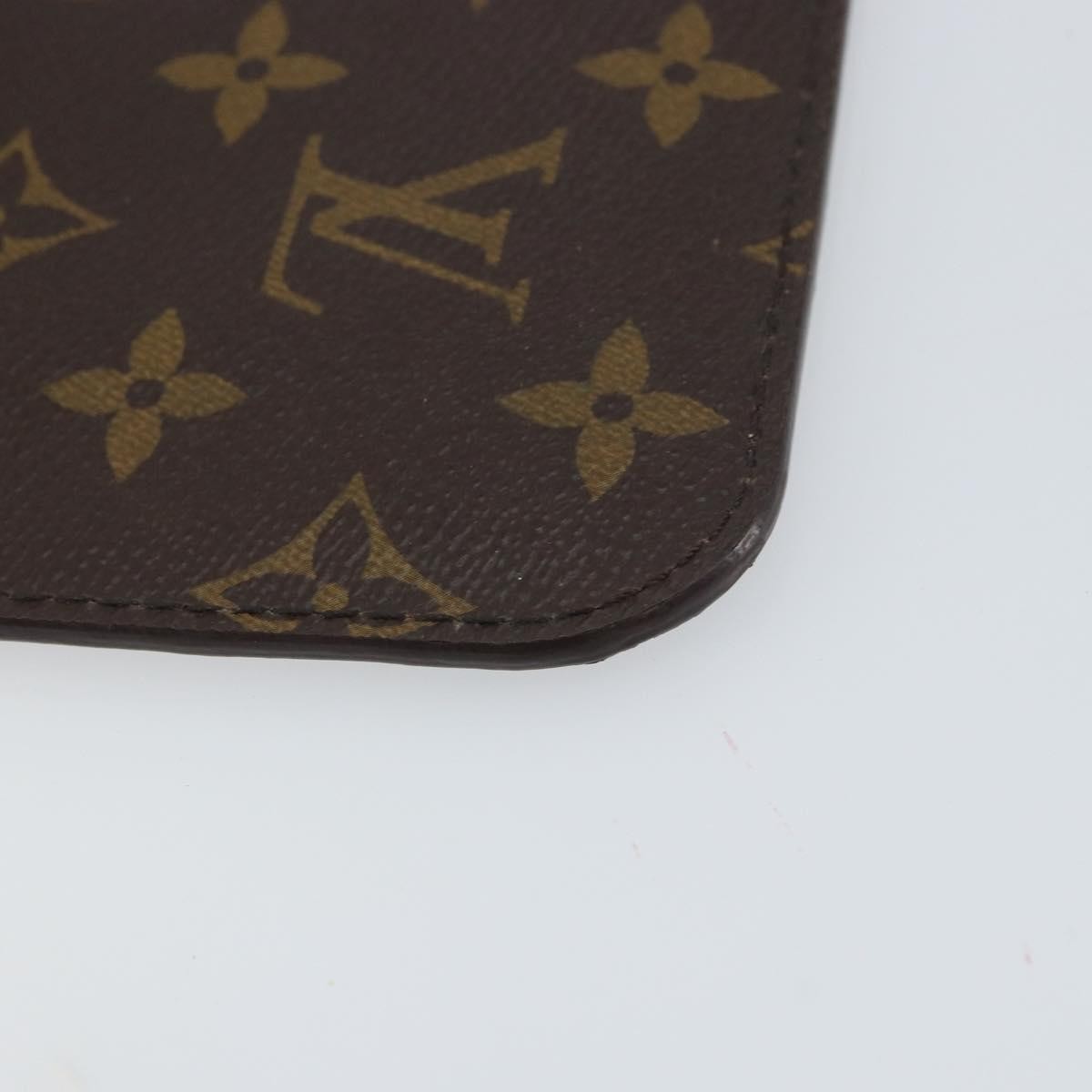 Louis Vuitton Neverfull Pochette Monogram Canvas Brown Canvas Clutche & Pouche Bag (Pre-Owned)