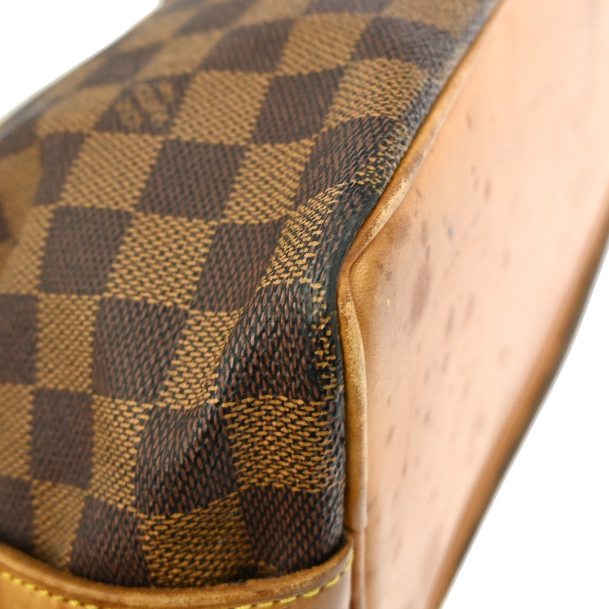 Louis Vuitton Chelsea Handbag Centenaire Damier Brown Canvas Tote Bag Bag (Pre-Owned)