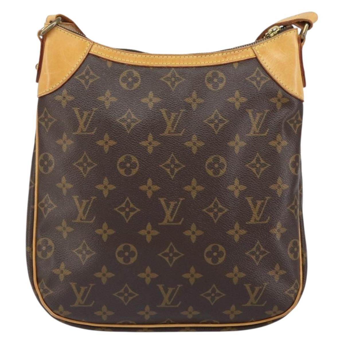 Louis Vuitton Odeon Handbag Monogram Canvas Brown Canvas Shoulder Bag Bag (Pre-Owned)