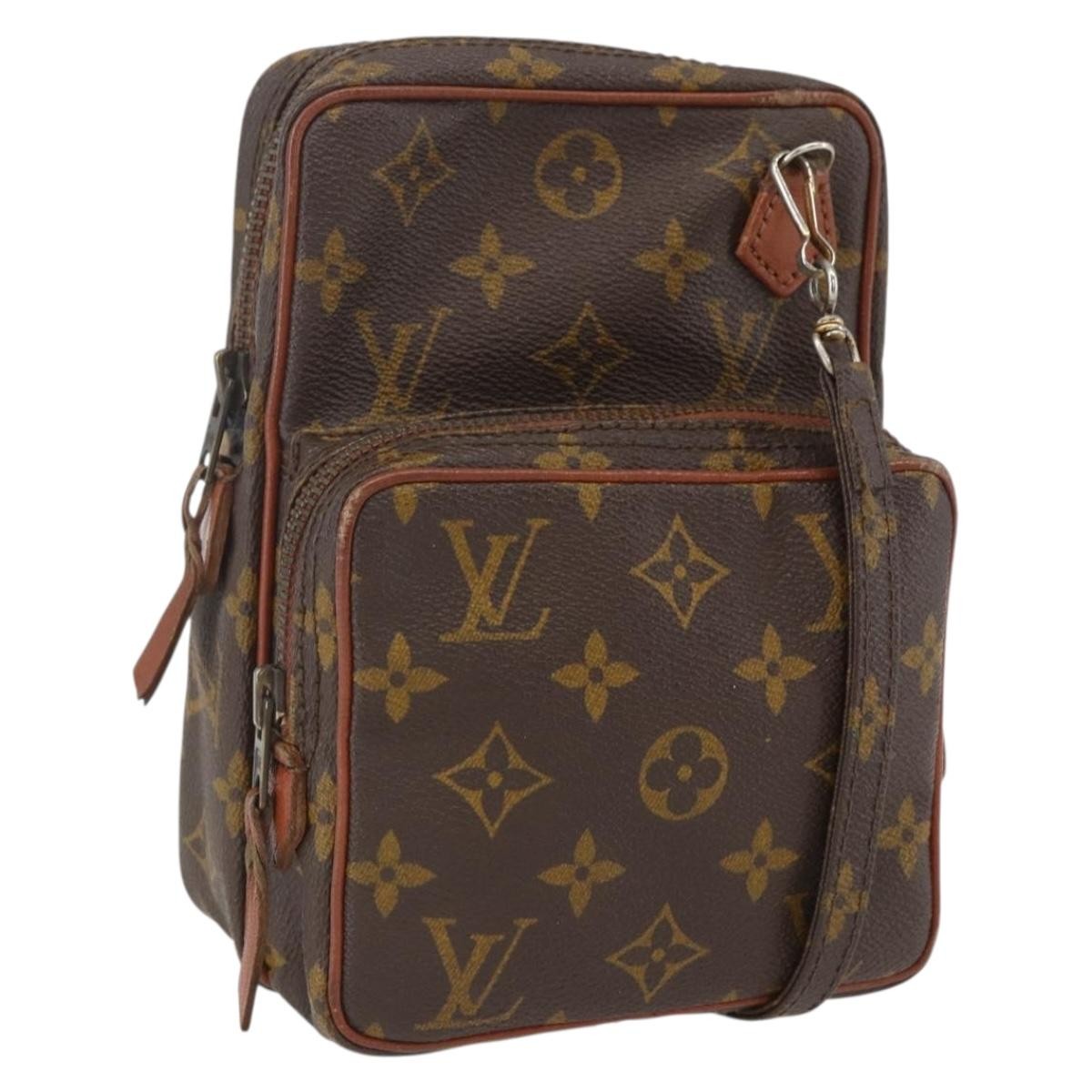 Louis Vuitton Amazone Bag Monogram Canvas Brown Canvas Shoulder Bag Bag (Pre-Owned)