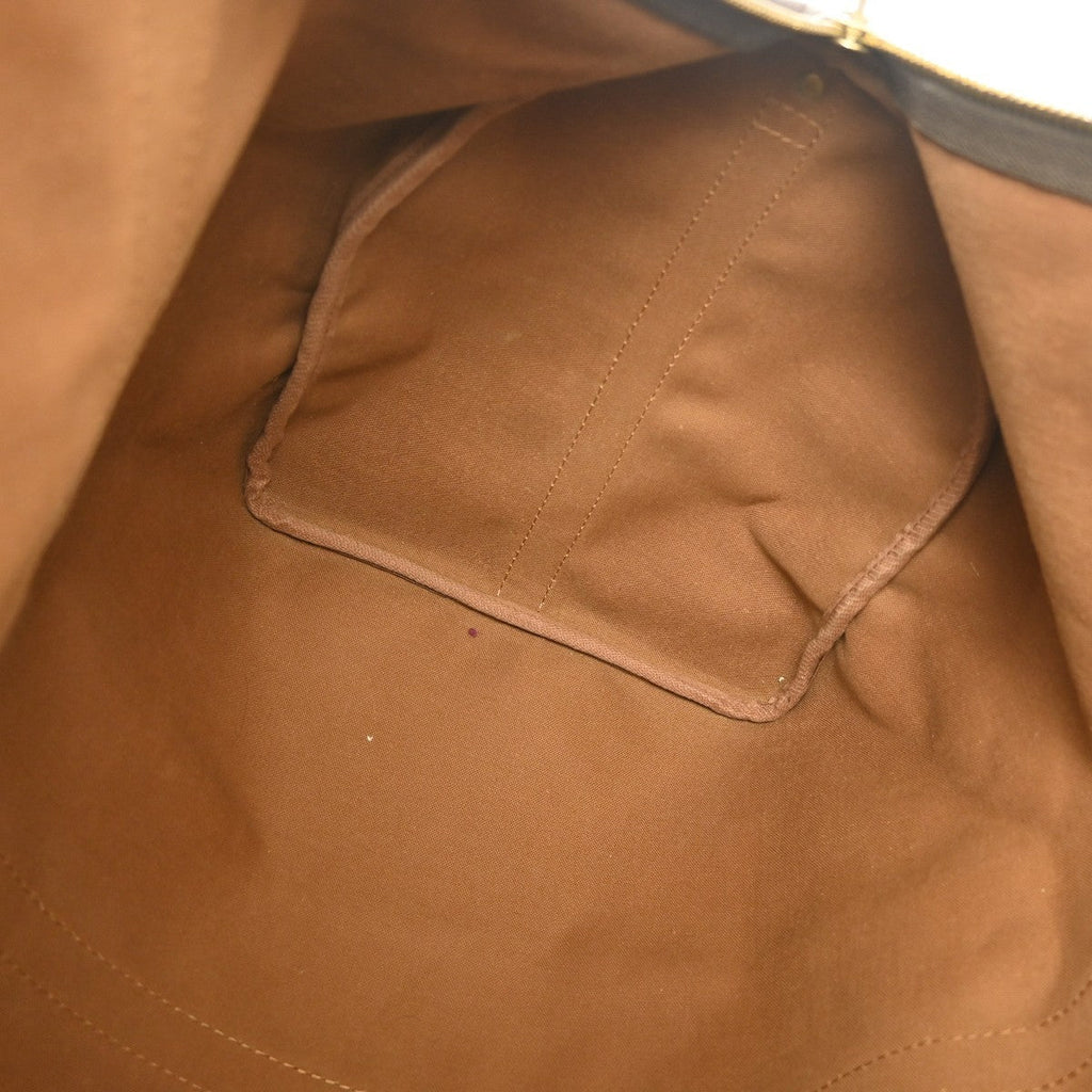 Louis Vuitton Keepall Bag Monogram Canvas Brown Canvas Travel Bag Bag (Pre-Owned)