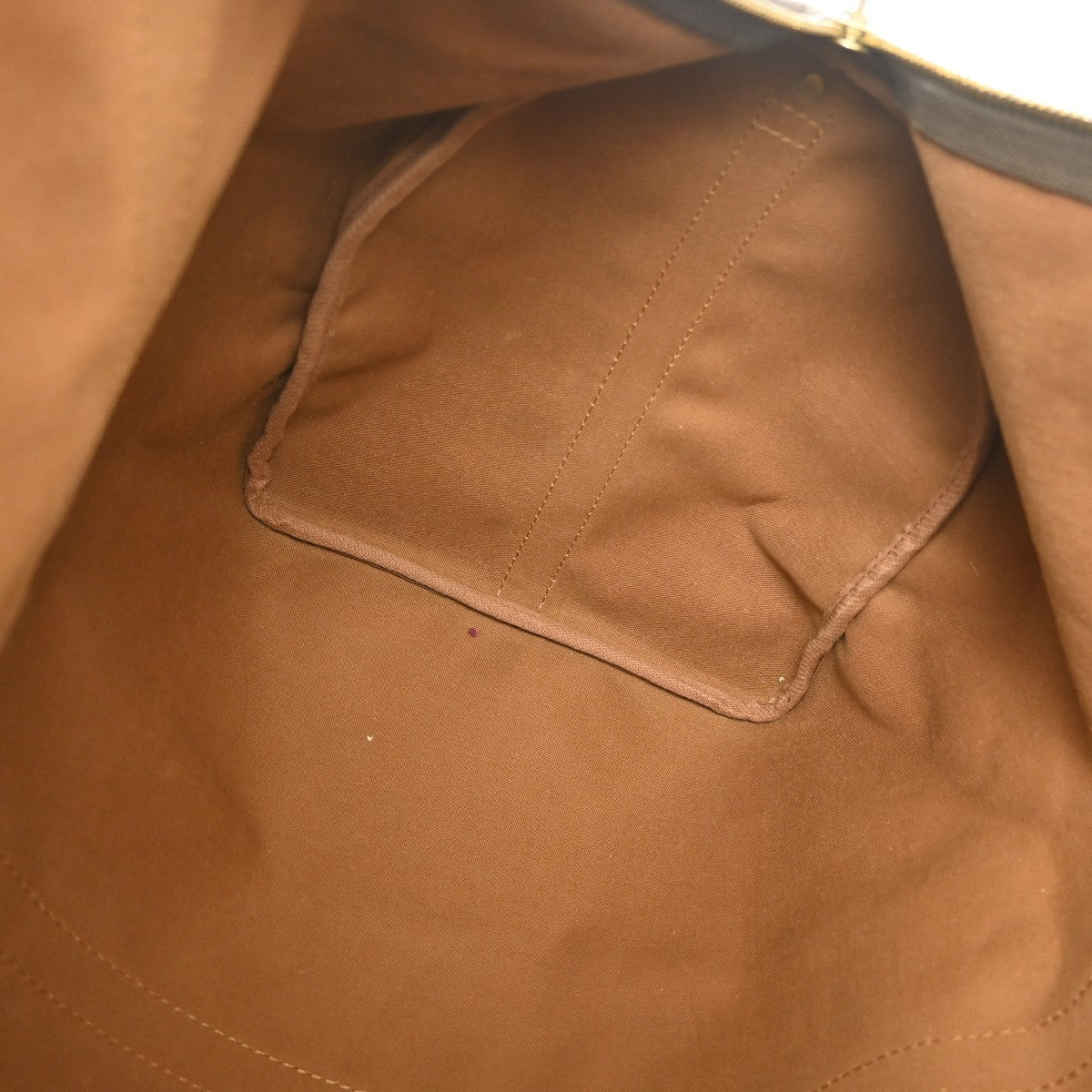 Louis Vuitton Keepall Bag Monogram Canvas Brown Canvas Travel Bag Bag (Pre-Owned)