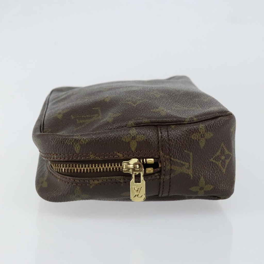 Louis Vuitton Trousse Toiletry Pouch Monogram Canvas Brown Canvas Toiletry Case Accessory (Pre-Owned)