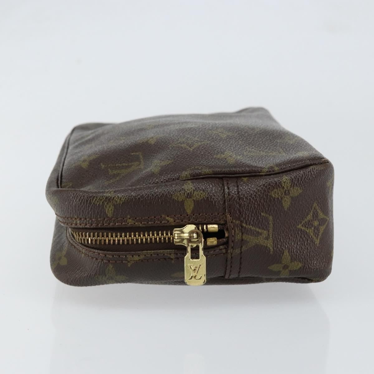 Louis Vuitton Trousse Toiletry Pouch Monogram Canvas Brown Canvas Toiletry Case Accessory (Pre-Owned)