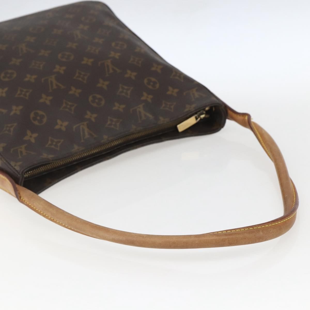Louis Vuitton Monogram Looping Handbag Monogram Canvas Brown Canvas Shoulder Bag Bag (Pre-Owned)