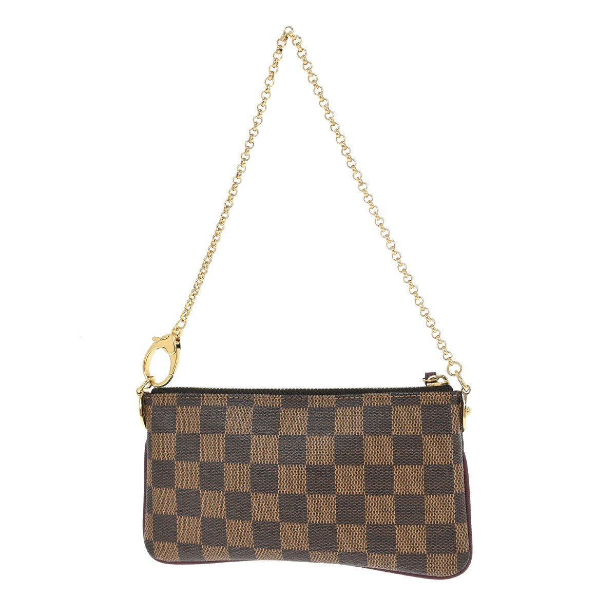 Louis Vuitton Milla Pochette Limited Edition Damier Brown Canvas Clutche & Pouche Bag (Pre-Owned)