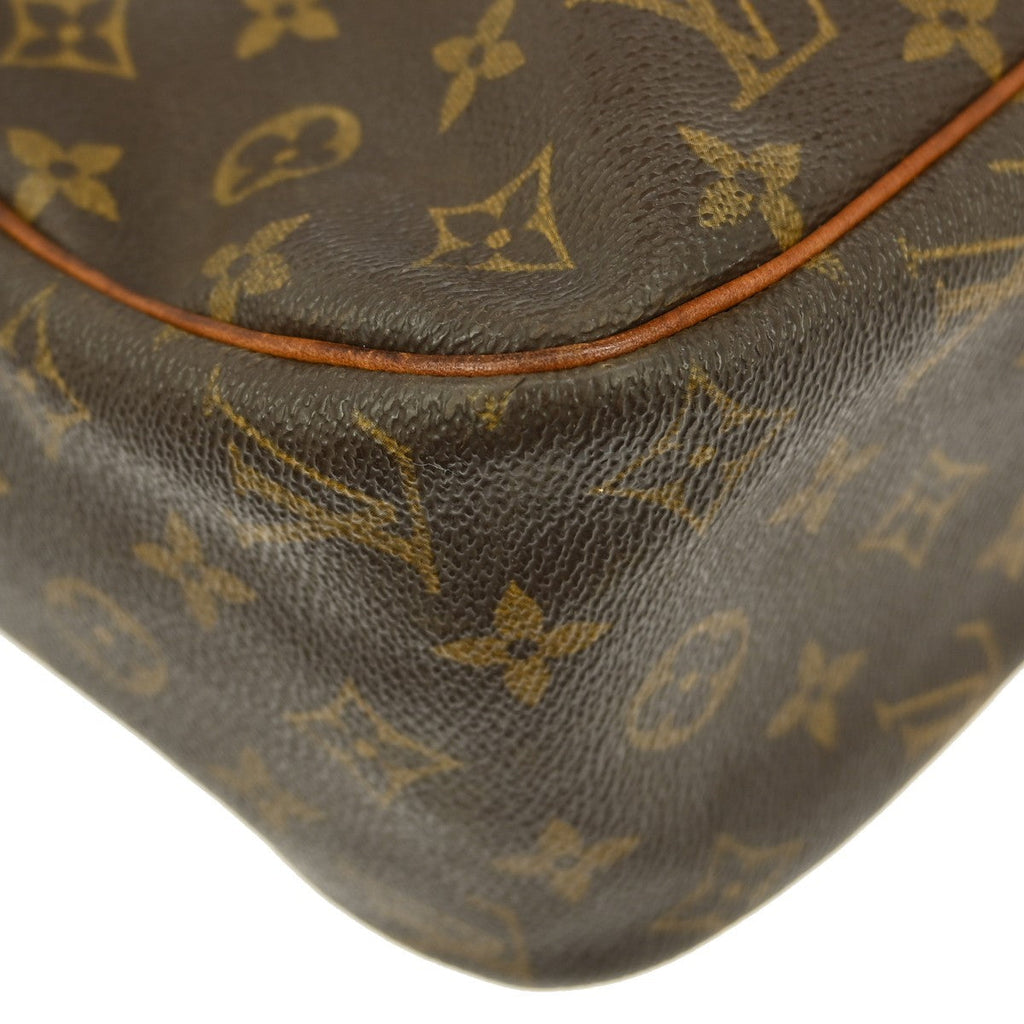 Louis Vuitton Cite Handbag Monogram Canvas Brown Canvas Clutche & Pouche Bag (Pre-Owned)